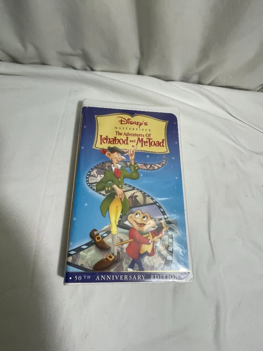 Disney The Adventures of Ichabod and Mr Toad VHS 50th Anniversary Clamshell
